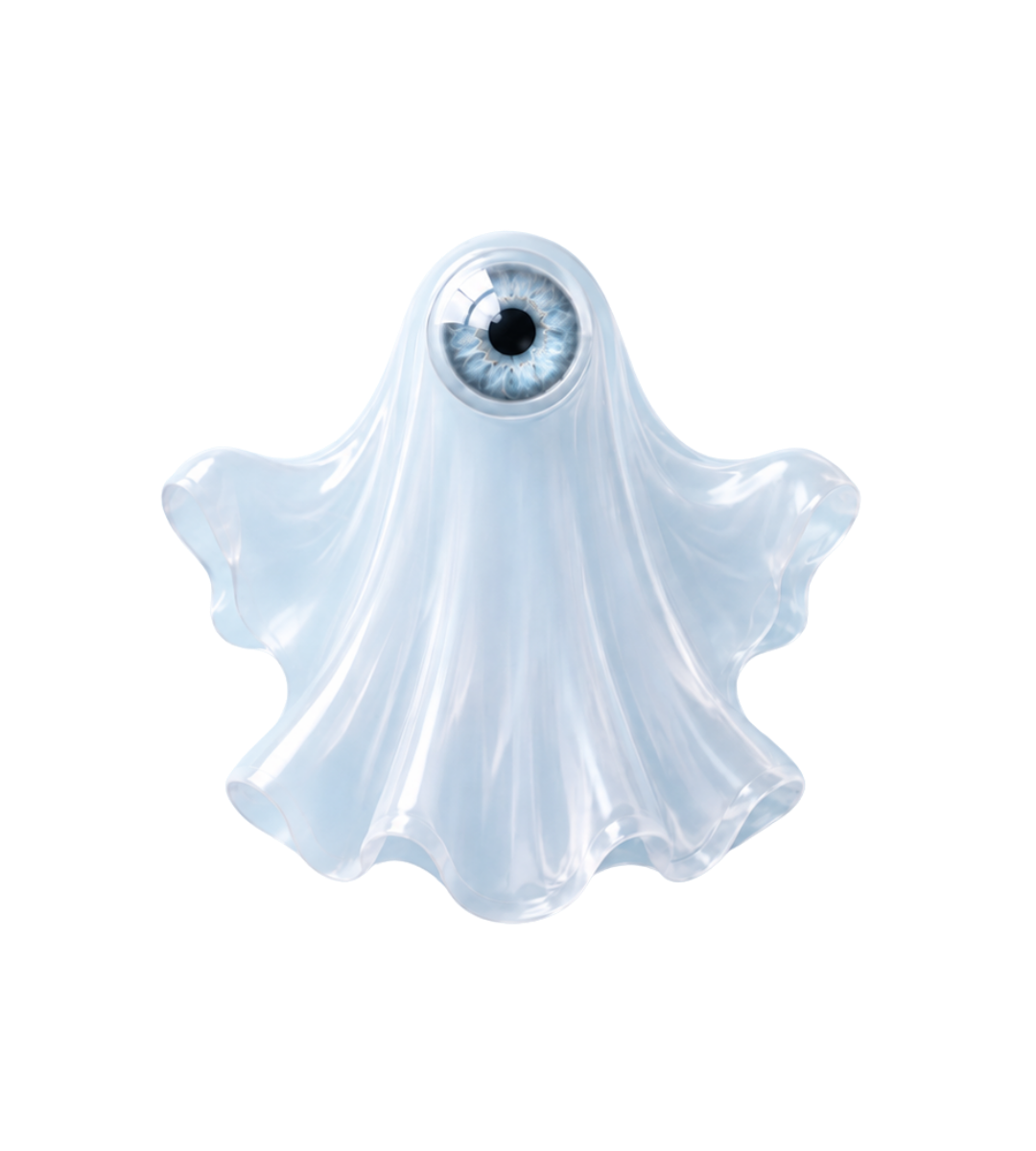 Reference illustration of a ghost with a single large eye
